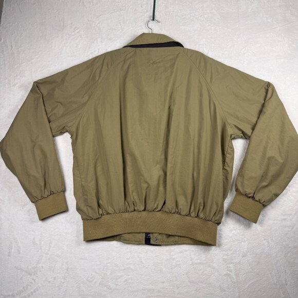 Racing‎ Bomber Jacket Tan Size Large NASCAR Select Embroidered Vintage - Picture 5 of 9